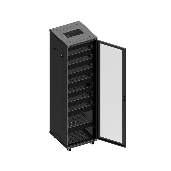 SyncSystem Complete AV Rack Cabinet 42U – 24